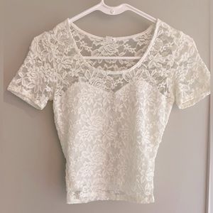 XS Garage Crop Top. Never worn!